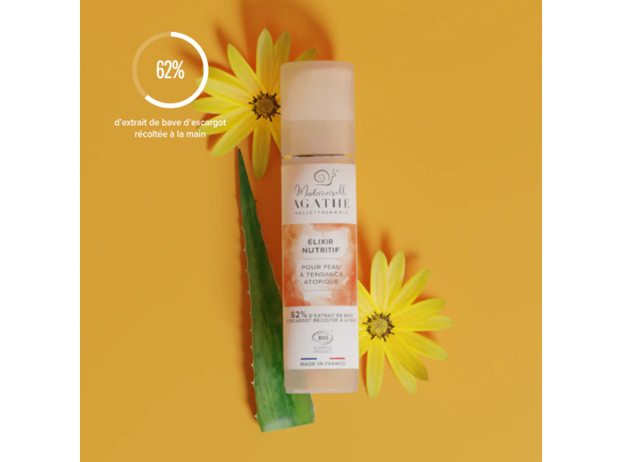 Crème élixir nutritif certifiée bio - apaisante & protectrice - 50 ml