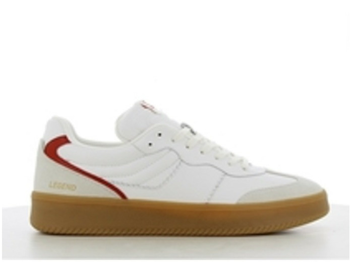 Low Sneakers - White/Red - SJ