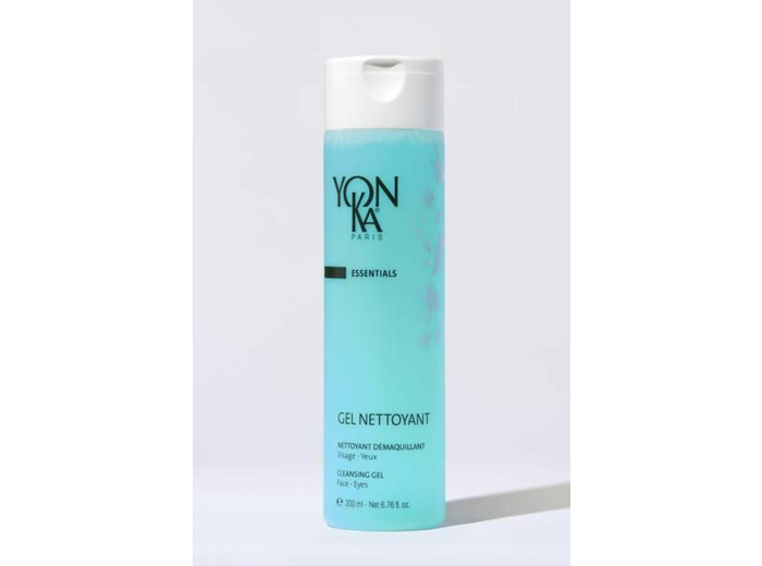 Gel Nettoyant Moussant Yonka 200ml - Visage, Yeux & Lèvres - Démaquille, Nettoie et Purifie