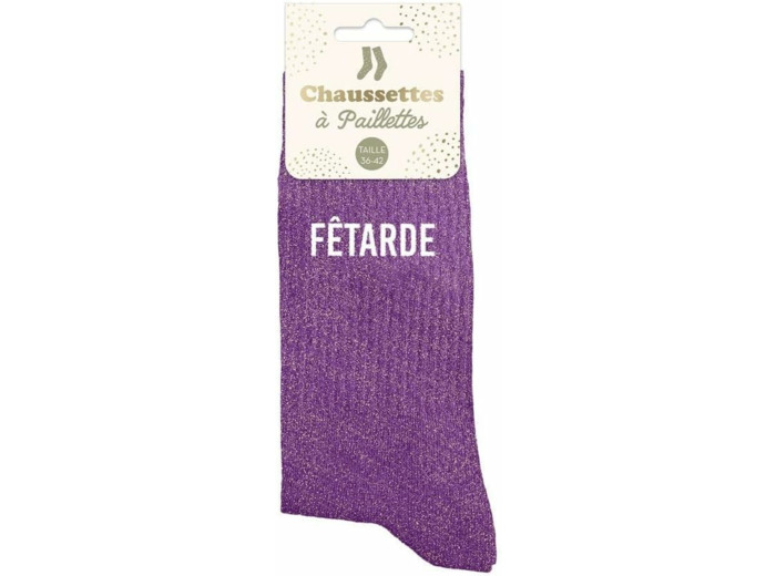 STC Chaussettes paillettes fetarde