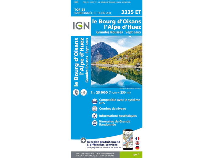 3335ET BOURG D'OISANS L'ALPE D'HUEZ GRANDES ROUSSES SEPT LAUX