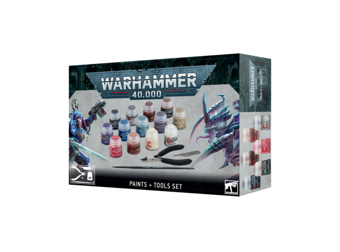 PEINTURE WARHAMMER 40,000 + SET D’OUTILS