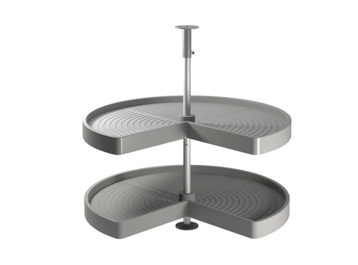 Plateau 3/4 tournant 2 niveaux pour meuble cuisine