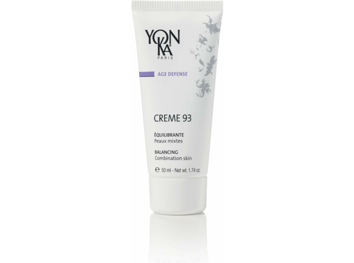 Yon-Ka Crème 93 Crème Visage Matifiante 50ml-Rétablit et Maintient l'Équilibre sans Assécher la Peau
