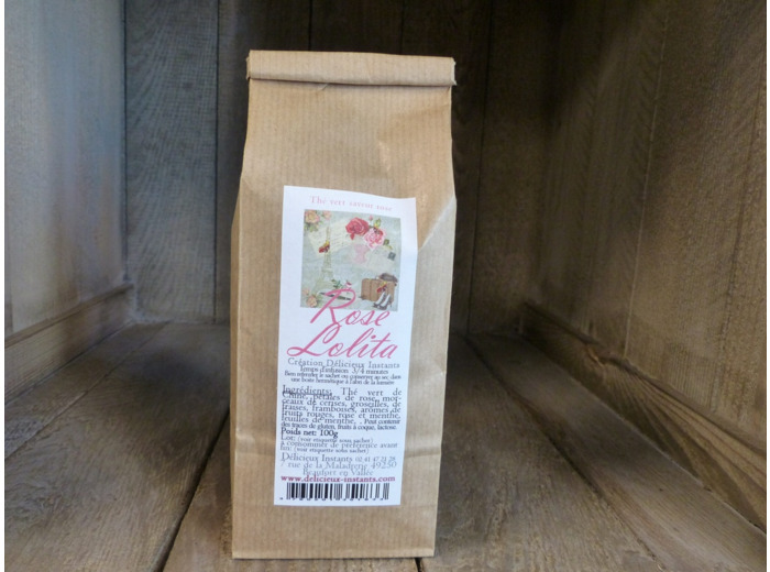 Thé vert rose Lolita (100gr)