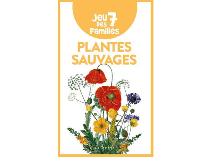 JEU DES 7 FAMILLES PLANTES SAUVAGES