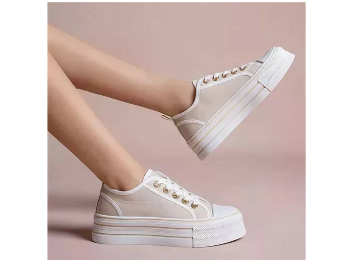 R430- Tennis Plateforme (T36-T41) (beige)