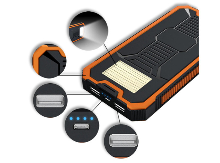 Batterie externe solaire 20000mAh
