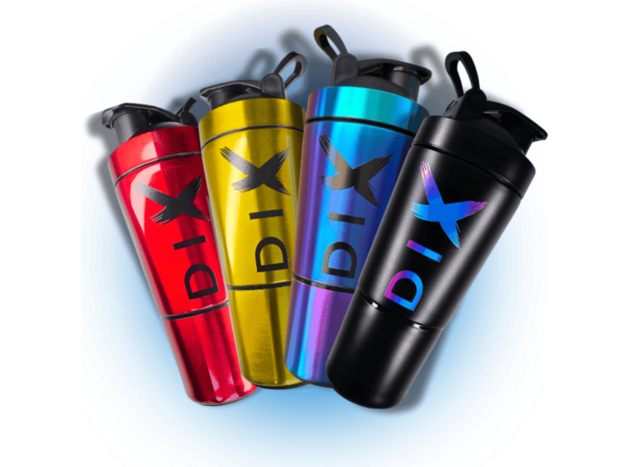 DIX SHAKER METAL 750ML+200ML+BOULE METAL