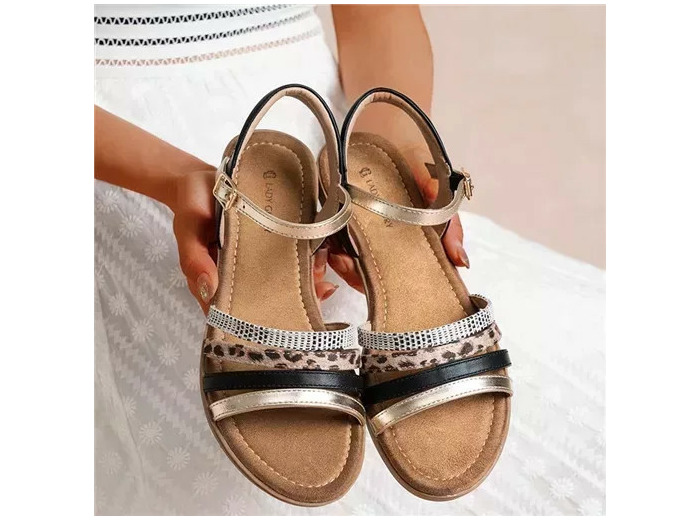 R424- Sandales (T36-T41) (noir)