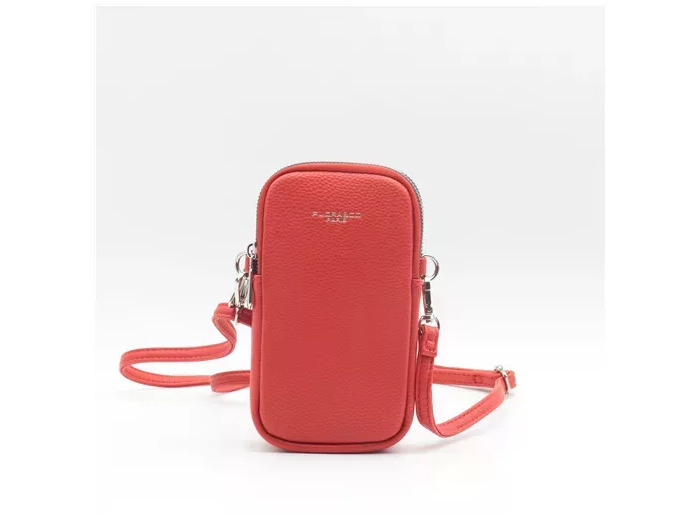 P420- Pochette Téléphone Flora & Co (rouge)