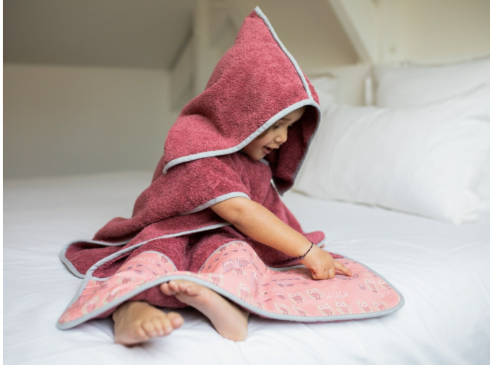 Poncho de bain avec capuche Suzette