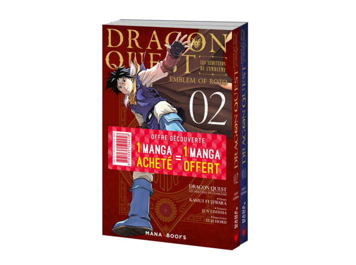 MANGA/DRAGON QUEST - PACK DECOUVERTE DRAGON QUEST - LES HERITIERS DE L'EMBLEME T01 & T02