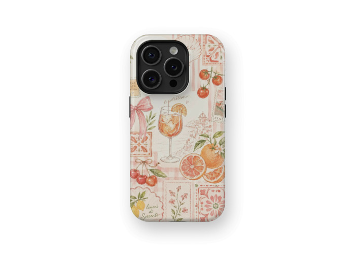 Aperitivo Rosa | Coque de téléphone 3D 2en1 Ultra-résistante
