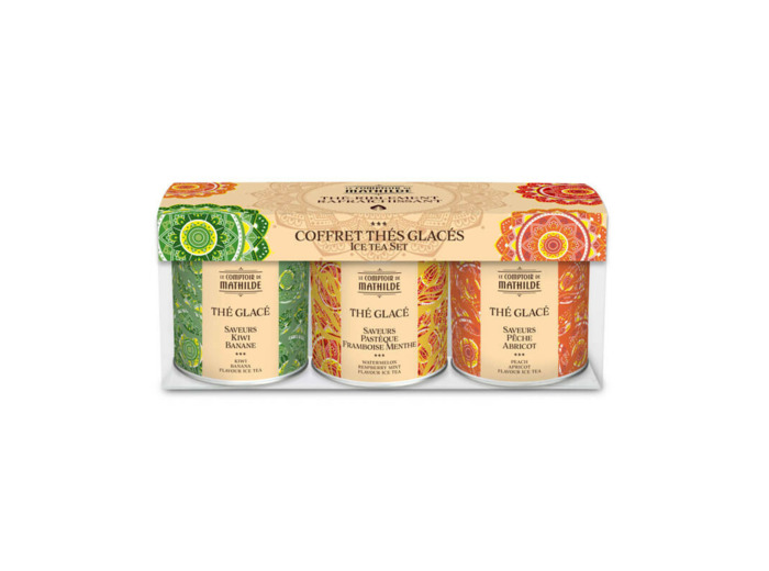 Coffret Thés Glacés 3 X 25G Boite Metal