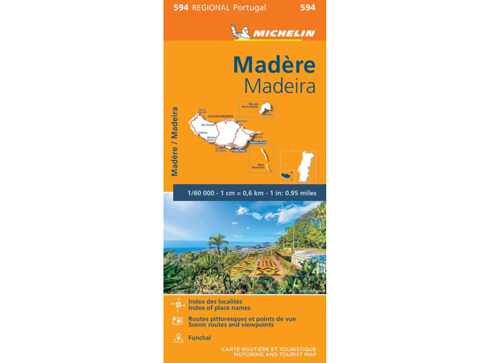 CARTE REGIONALE MADERE