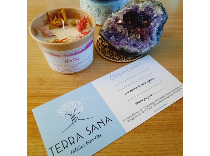 Carte Cadeau bien-être - Massage, Réflexologie ou Voyage sonore - 60€