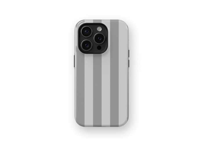 Grey Stripes Case | Coque de téléphone 3D 2en1 Ultra-résistante