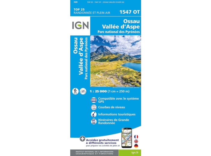 1547OT OSSAU - VALLEE D'ASPE PN PYRENEES