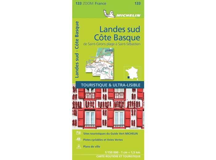 CARTE ZOOM LANDES SUD - COTE BASQUE