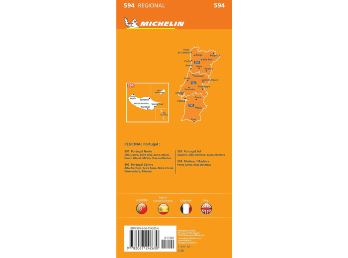 CARTE REGIONALE MADERE