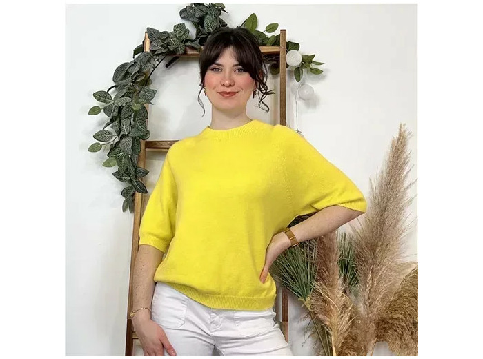 K311- pull Manches courtes (Tu) 🇮🇹 (jaune)