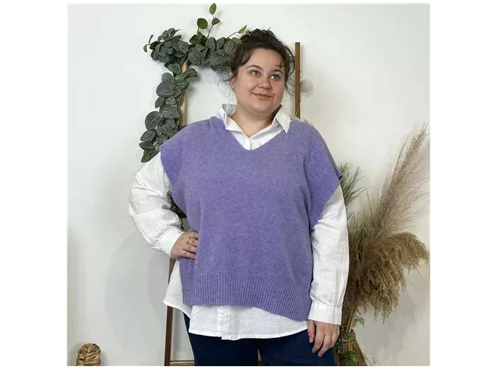 Z550.- Pull sans manche (Tu) (lilas)