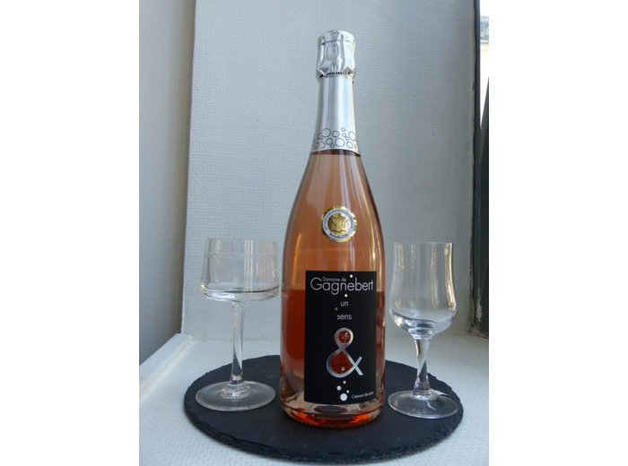 Crémant de Loire rosé brut "Domaine Gagnebert" (75cl)