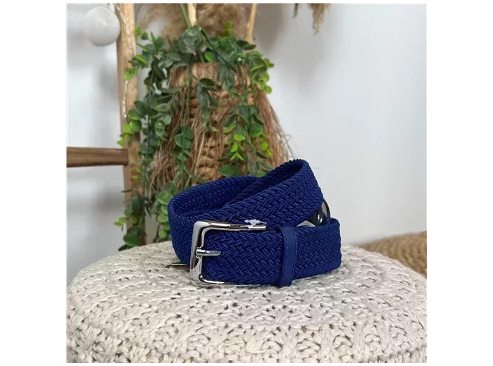 V697- Ceinture élastiquée (bleu royal)