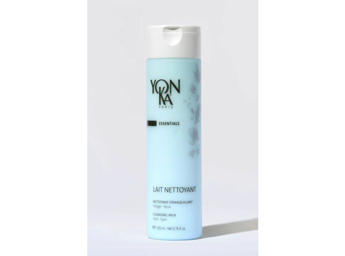 Lait Nettoyant Yonka 200ml - Visage, Yeux & Lèvres - Démaquille, Nettoie et Apaise