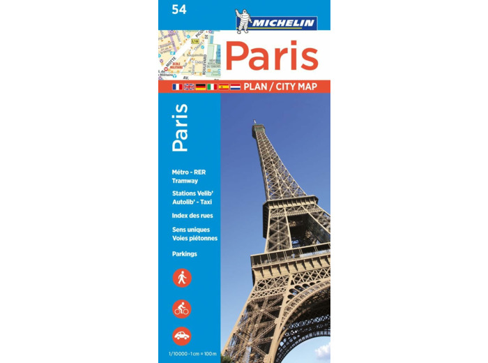 PLANS DE VILLE MICHELIN FRANCE - PLAN PARIS