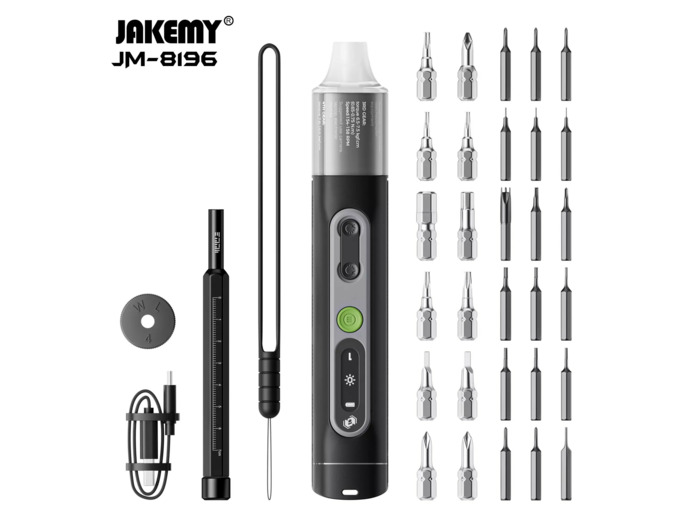 JAKEMY JM-8196 Tournevis Electrique (35 en 1)