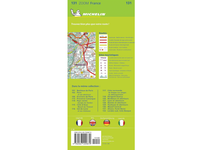 CARTE ZOOM FORET NOIRE, ALSACE, VALLEE DU RHIN