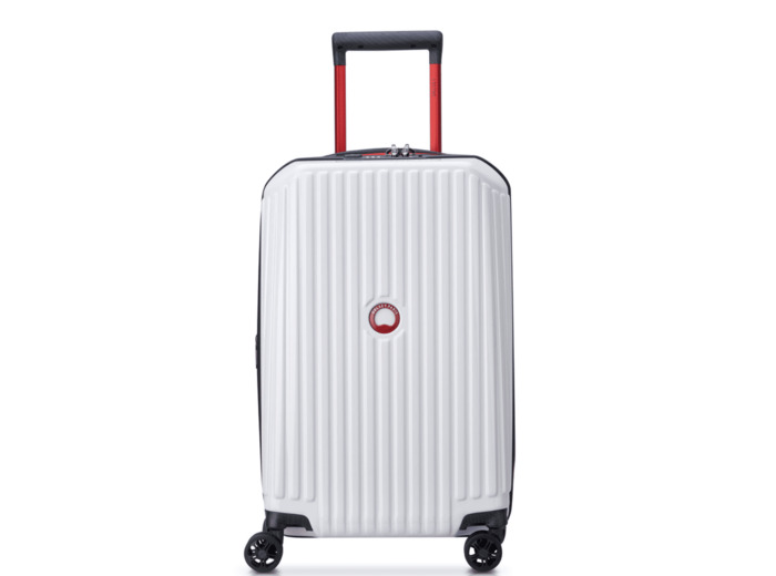 Securitime Zip - Valise Cabine Blanche 55cm Extensible