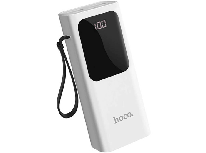 Batterie externe 10000 mAh blanche