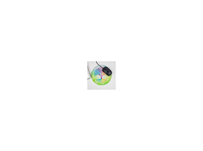 Tapis de souris rond Arbre de Vie