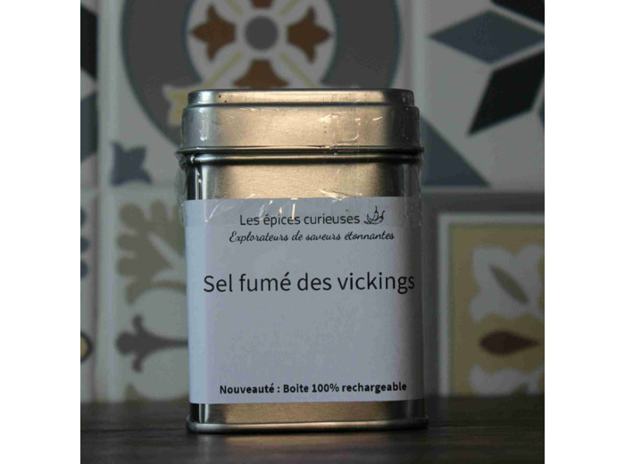 Sel fumé des vikings  - 50G - Boite métal
