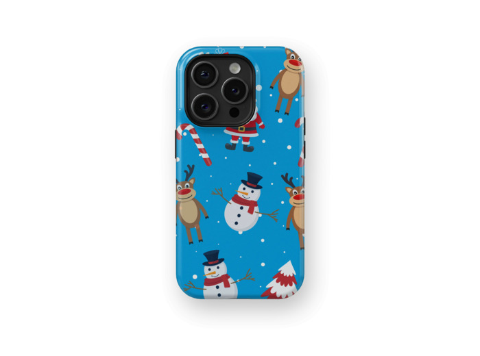 Snowy Friends | Coque de téléphone 3D 2en1 Ultra-résistante