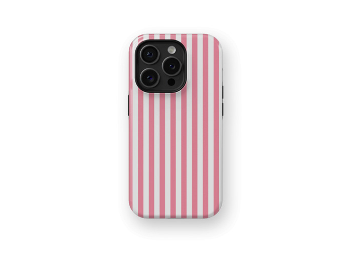 Pink Stripes | Coque de téléphone 3D 2en1 Ultra-résistante