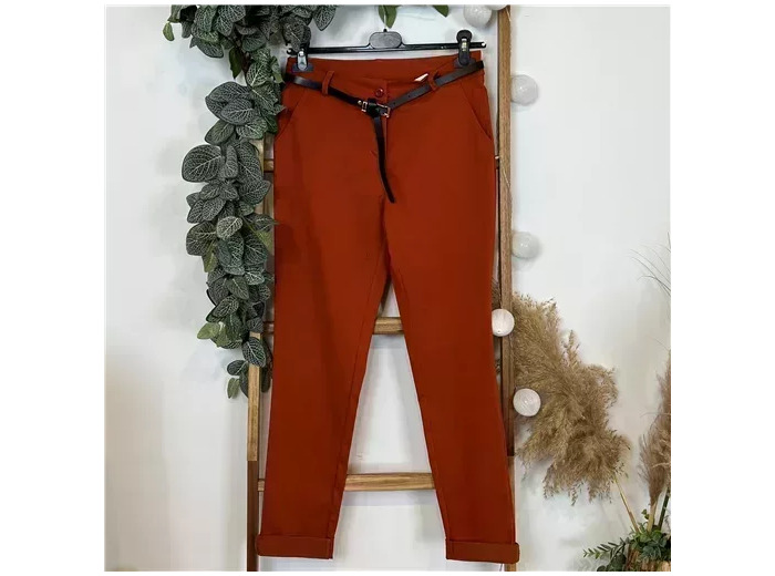 M934- Chino Stretch (T36-T50) 🇮🇹 (rouille)