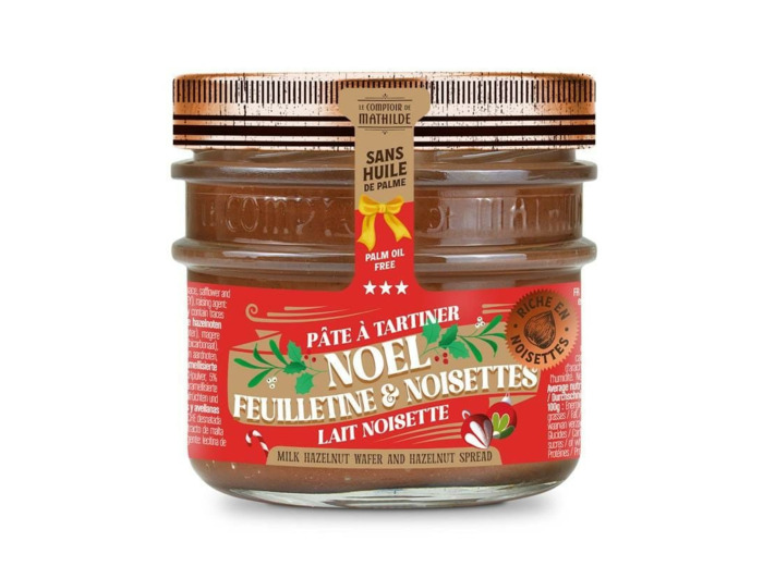 Pâte A Tartiner Lait Noël Feuilletine Et Noisettes 250G