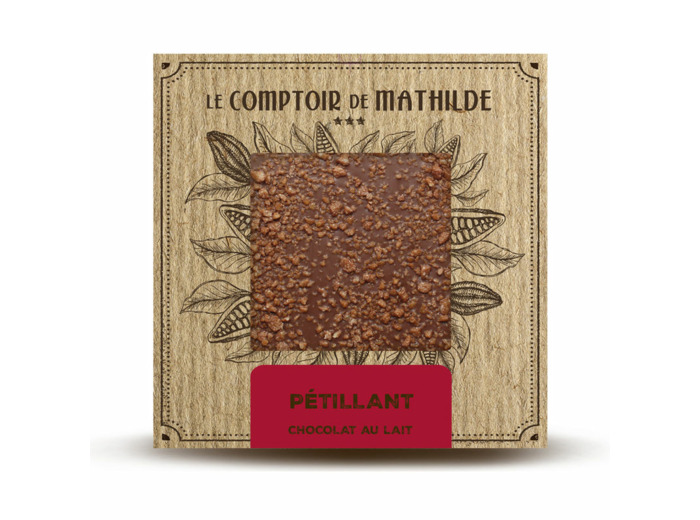 Tablette Pétillant - Chocolat lait