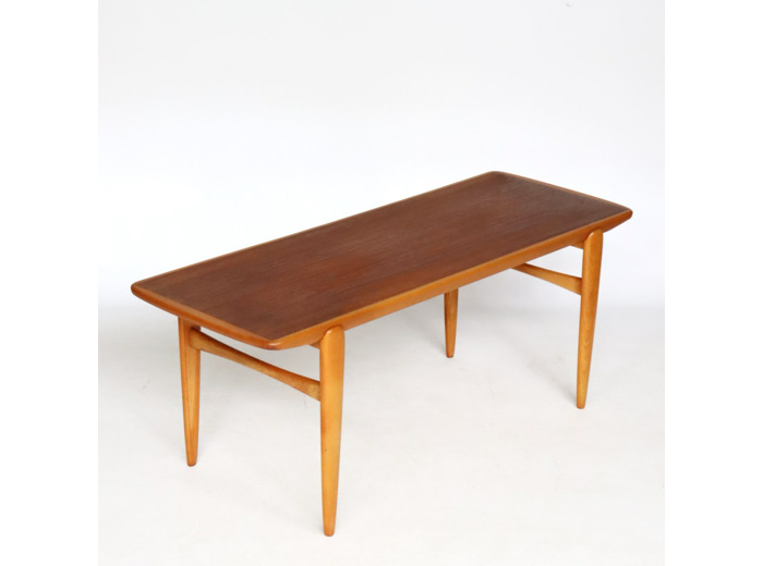 Table basse en teck années 60