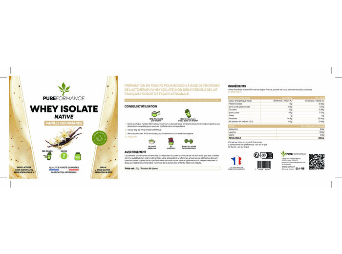 PUREFORMANCE WHEY ISOLATE NATIVE