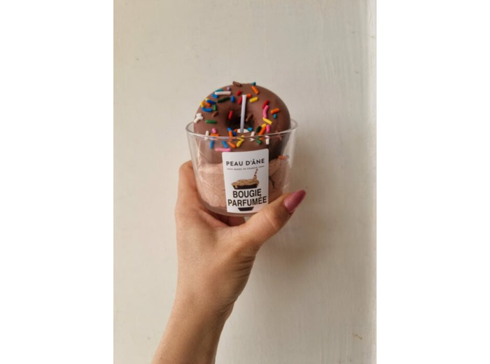 Bougie - Donut CHOCOLAT