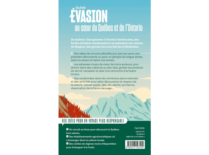 QUEBEC ET ONTARIO GUIDE EVASION