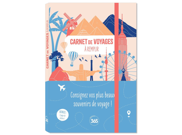 CARNET DE VOYAGES A REMPLIR, JOURNAL DE BORD POUR VOYAGEURS