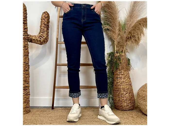 M956- Jean 7/8ème Voggo (T36-T44) (denim)