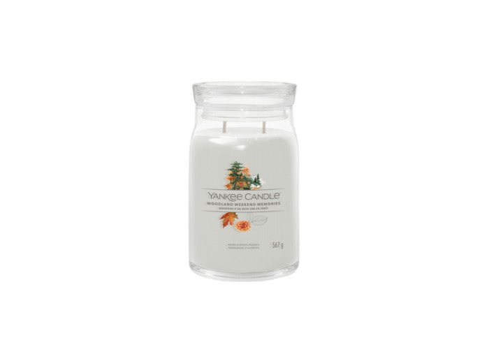 YANKEE CANDLE SOUVENIR WEEKEND EN FORET JARRE MOYEN MODELE