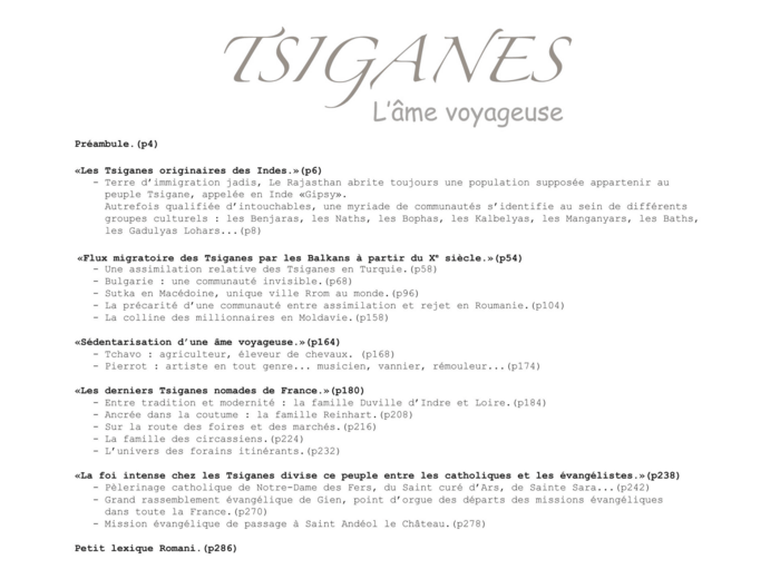 TSIGANES L'AME VOYAGEUSE
